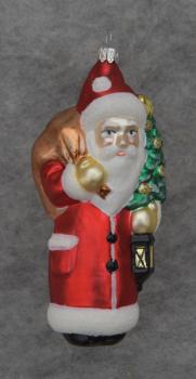 Weihnachtsmann mit Laterne